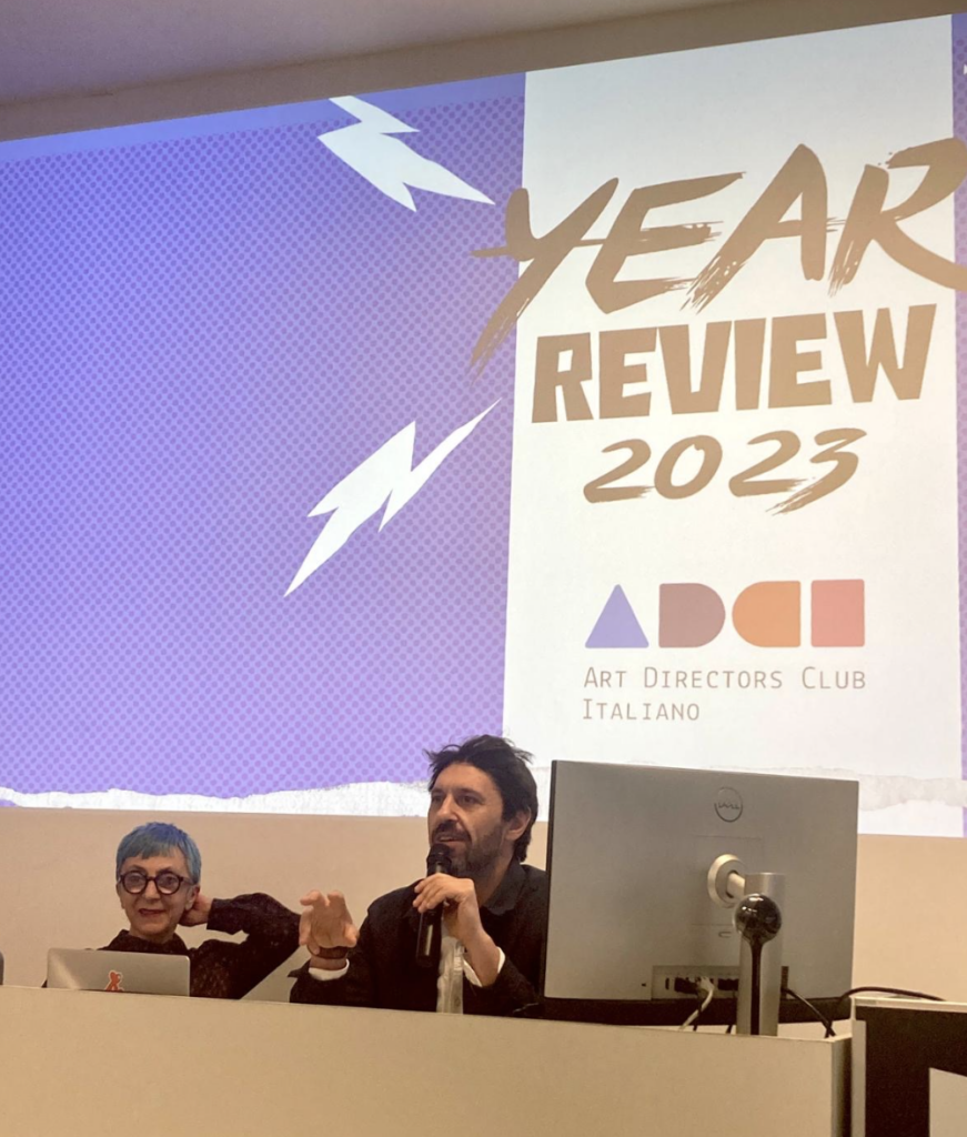 Assunta Squitieri e Marco Diotallevi e Giacomo Marsella presentano in Naba a Roma ADCI Awards Program
